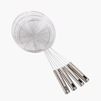 Saringan Minyak Stainless Steel, Alat Dapur, Penyaring Gorengan, Saringan Laba-laba