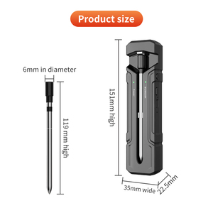 <span class=keywords><strong>Meater</strong></span> plus, thermomètre à viande intelligent sans fil avec Bluetooth pour barbecue Kamado, Grill, cuisine, four, fumeur, rôtissoire - Product Image 3
