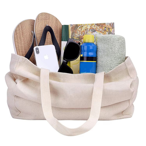 Custom Printed Custom Logo Custom Color Recycled Organic Eco-Friendly <b>Large</b> Reusable Custom Size Portable <b>Shopping</b> <b>Bag</b> - Product Image 2