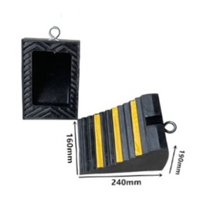 Réutilisation pratique haute élasticité bande réfléchissante en caoutchouc en forme de coin Anti-desserrage rampe boîtier de roulement de stationnement avec <span class=keywords><strong>anneau</strong></span> - Product Image 3