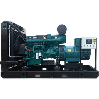 Groupe électrogène diesel au gaz naturel super silencieux de type ouvert 500KW-1500KW avec ATS démarrage automatique 50/60Hz haute efficacité