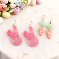 Moules en résine époxy silicone, moules lapin, œuf, papillon, fleur pour la fabrication de porte-clés, bijoux, pendentifs, boucles d'oreilles DIY