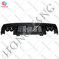 Accessoires de décoration automobile fabriqués par l'usine Honghang : Diffuseur de pare-chocs arrière pour Honda Civic 2016-2018