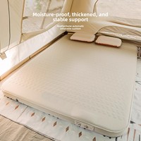 Colchón Inflable Automático para Exteriores, Colchón de Aire Portátil para Acampar, con Núcleo de Plumas, Muebles para el Hogar, Bomba de Aire Integrada, Minimalista