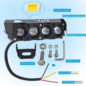 New Hot Selling Motorcycle LED Driving Fog <b>Light</b> Color Spotlight Motorcycle Spotlight Led Fog <b>Light</b> - Product Image 3