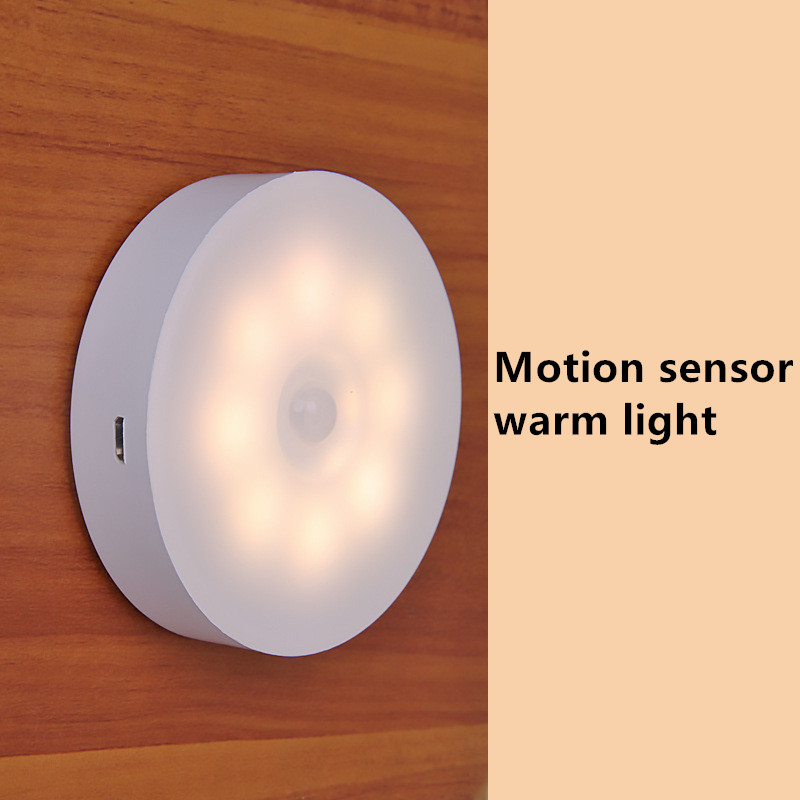 Motion sensor/warm light