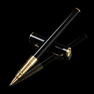 Stylos à bille rouge personnalisés à encre noire, stylos uniformes en acier inoxydable pour cadeaux pour hommes d'affaires, agent de bord de la Police - Product Image 6