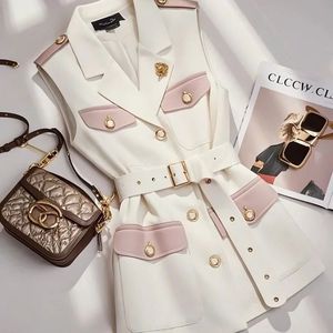 <span class=keywords><strong>Gilet</strong></span> <span class=keywords><strong>court</strong></span> vintage en spandex, tendance de cette année, explosions de mode, <span class=keywords><strong>petit</strong></span> modèle empilé, unique, super élégant, <span class=keywords><strong>blanc</strong></span>, 120 - Product Image 6