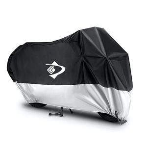 Housse de moto personnalisée 190T anti-UV, prix usine, imperméable, anti-poussière/pluie, avec trou pour clé, sac inclus, tailles LCMT10, pour T - Product Image 4