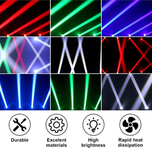 Fábrica de Iluminación Escénica Guangzhou Xingguang, Lámpara Móvil de Haz de 100W, Lámpara de Escenario Nítida para <span class=keywords><strong>DJ</strong></span>, Club, Fiesta, Evento - Product Image 5