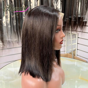 Perruque Bob Courte Lisse sur Mesure au Meilleur Prix, Fermeture en Dentelle Transparente 4x4, Cheveux Humains Naturels Vietnamiens Bruts, Perruque Bob en Cheveux Humains Authentiques - Product Image 4