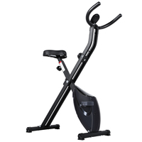 Bicicleta de Ejercicio Magnética Plegable para Interiores, Bicicleta de Spinning para Fisioterapia y Fitness, Portátil