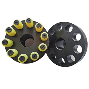 Acoplamiento universal flexible Gb/t Tl - Conector de eje con buje de goma, sin holgura, de acero/PU, estándar ISO, para uso en maquinaria, diámetro de 20 mm - Product Image 1