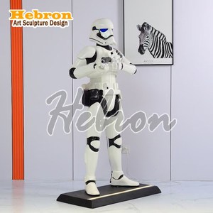 Figuras de <span class=keywords><strong>Stormtrooper</strong></span> Personalizadas a Precio de Fábrica, Escultura 3D de Tamaño Real, Estatua para Año Nuevo y Graduación - Product Image 5
