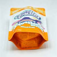 Sachets Doypack Personnalisés Imprimés Finition Mate Colorés pour Emballage Alimentaire (Sucre), Sacs Plastiques Scellables en Mylar