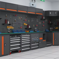 Meilleur prix, armoire à outils métallique réglable, chariot à outils roulant, tiroirs, 7 tiroirs, capacité de charge de 500 kg, OEM personnalisé HY HS-77