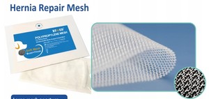 Malla Quirúrgica de Polipropileno Estéril para Reparación de Hernias, Malla Quirúrgica para Reparación de Hernias Inguinales y Ventrales - Product Image 3