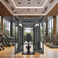 Système de poulies réglable pour entraînement fonctionnel en salle de sport, rack de musculation, crossover de câbles, exercices pour le dos et les jambes