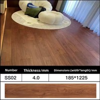 Wasserdichte Selbstklebende PVC-Vinyl-Bodenfliesen Verschleißfeste Holzoptik-Bodenbeläge Europäische Innenbereich-Bodenplanken für Schulen und Villen