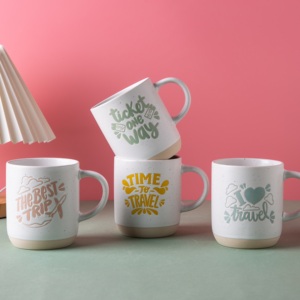 Set di Tazze da Viaggio 'Time to Travel' in Ceramica, Regalo per Amanti dell'Avventura - Product Image 2