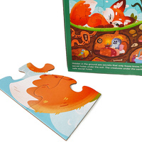 Jeux de puzzle personnalisés, jeux de société, jouets éducatifs précoces pour enfants, puzzle secret du renard pour enfants