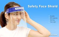 Protection faciale jetable - Protection des yeux certifiée CE pour usage médical avec fonction anti-buée