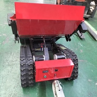EPA China 200kg 800kg 1000kg selbst laden der Mini-Raupen transporter Gummi ketten kipper mit Aufzug und Kran zu verkaufen