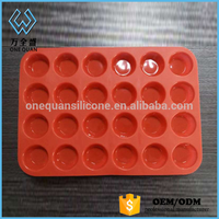 Forme de fleur colorée 6 tasses Silicone gâteau Muffin moule nouveauté outil de cuisine pour la cuisson et le service