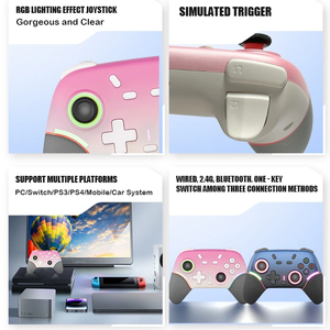 وحدة تحكم ألعاب لاسلكية X9 متعددة المنصات متوافقة مع نينتندو سويتش <span class=keywords><strong>2</strong></span> والتلفزيون والكمبيوتر اللوحي والكمبيوتر والهواتف الذكية - Product Image 3