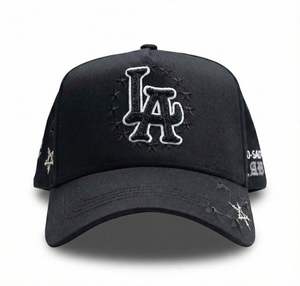 Gorras de Béisbol Bordadas La Snapback de Alta Calidad, Nuevas, Originales, de 5 Paneles, para Hombre, Ajustables, con Visera Curva - Product Image 1