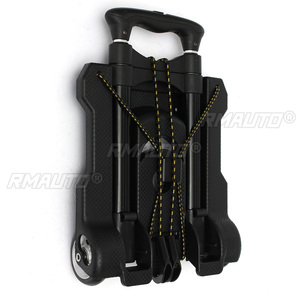 40kg Heavy Duty Foldable Hand <b>Sack</b> <b>Wheel</b> Trolley Folding <b>Truck</b> Barrow Cart Travel Luggage Shopping Cart Portable Home Use Car - Product Image 2