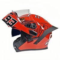 Casques de moto modulaires respirants personnalisés unisexes les plus populaires nouveaux adultes Open Face Abs