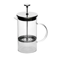 Cafetière à piston française en verre réutilisable noire 800ml 350ml 600ml 1000ml