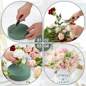 Bloques de <span class=keywords><strong>Espuma</strong></span> Floral Redondos, Ladrillos de <span class=keywords><strong>Espuma</strong></span> EPE Resistentes al Agua y a los Impactos para Arreglos Florales y Bodas - Product Image 6