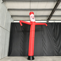 Danseur gonflable de Noël personnalisé 6m, Père Noël rouge, avec ventilateur intégré, résistant au soleil, imperméable, en tissu Oxford, pour publicité LGQM