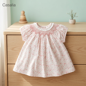 EW Orn esesusin RESS Mock RESS con ANTS iaper ANTS Ant, uustomizado y broade broidery Aby irirl mocres-ress RESS - Product Image 3