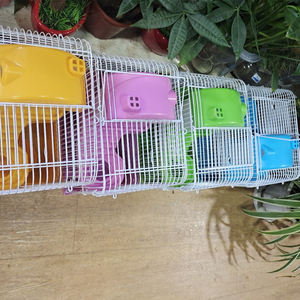 Celldeal — équipement d'extérieur Portable pour petit château, <span class=keywords><strong>Cage</strong></span> légère, double étage, avec cabine, fournitures de <span class=keywords><strong>hamster</strong></span> - Product Image 6