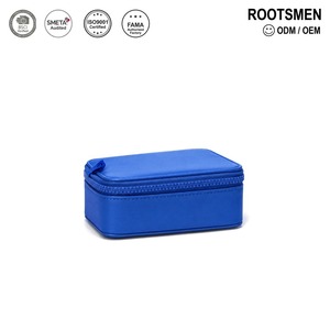 Estuche de cuero de color personalizado, personalización ODM OEM, BSCI, bolsa de cosméticos, bolsa de maquillaje con cremallera resistente - Product Image 1