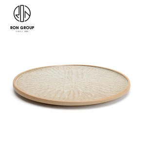 Vaisselle de luxe pour Restaurant occidental, Buffet d'hôtel, vaisselle ronde, porcelaine, porcelaine, terre cuite, grès, <span class=keywords><strong>assiette</strong></span> en céramique - Product Image 3