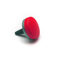 Diffuseur d'air de voiture en alliage de zinc et cuir d'agneau de luxe, emballage en boîte cadeau, parfum de voiture sans alcool, logo personnalisé pour cadeau de vacances
