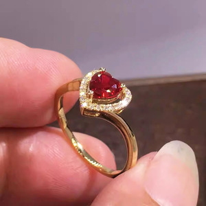 Anello a Cuore per Donne, Elegante Gioiello da Dito per Uso Quotidiano - Product Image 3