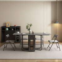 Chaises de salle à manger en bois au design escamotable et moderne de luxe, tables pour bureau à domicile, restaurant, hôtel, matériau métallique durable