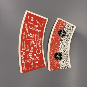 Eco-friendly Food Grade Single PE Coated Custom <b>Printed</b> <b>Paper</b> Cup Fan for Disposable Hot Coffee Cups - Product Image 4