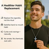 Nouveau type de cigarettes d'aromathérapie pour arrêter de fumer, inhalateur, bâtonnet de bijoux, diffuseur personnel en acier inoxydable pour huile essentielle
