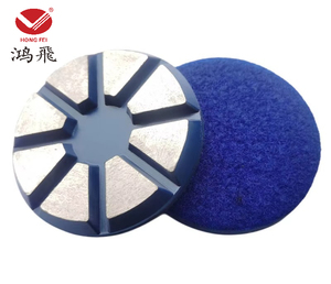 LAVINA compatibile <span class=keywords><strong>3</strong></span> pollici Superthick 8 segmento disco diamantato alto gancio anello supporto metallo per cemento Terrazzo OEM - Product Image 3