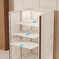 Armoire de rangement étroite pour adultes en plastique européen de haute qualité à 6 niveaux, économique, pour vêtements et articles divers, avec roulettes