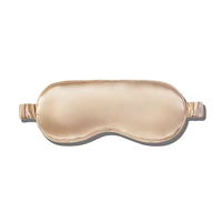 Masque de sommeil en soie de luxe personnalisé avec logo, sangle élastique, anti-rides, super doux, 100 % soie de mûrier, vente chaude