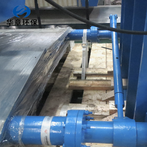 बड़े पैमाने पर 1500 एक्स 1500 मिमी डायाफ्राम फिल्टर प्रेस उपकरण वेल्डिंग-मुक्त बीम और उच्च-इलास्टिक झिल्ली के साथ - Product Image 5