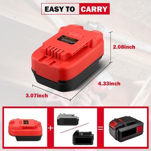 DM20BAU 适配器适用于博世 20V Max 无绳工具，适用于得伟/密尔沃基 <span class=keywords><strong>M</strong></span>-18 电池，可转换为博世电动工具 - Product Image 4