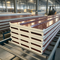 Panneau mural sandwich PIR, isolation thermique haute performance pour la construction de bâtiments industriels et commerciaux écoénergétiques